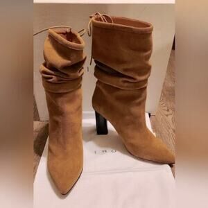 🔥🔥FIRE SALE 🔥🔥IRO Women's Tan Suede Heeled Boots, 9